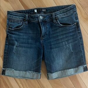 Kut from the Kloth Blue Denim Shorts